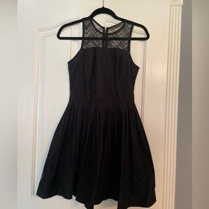 Black lace dress